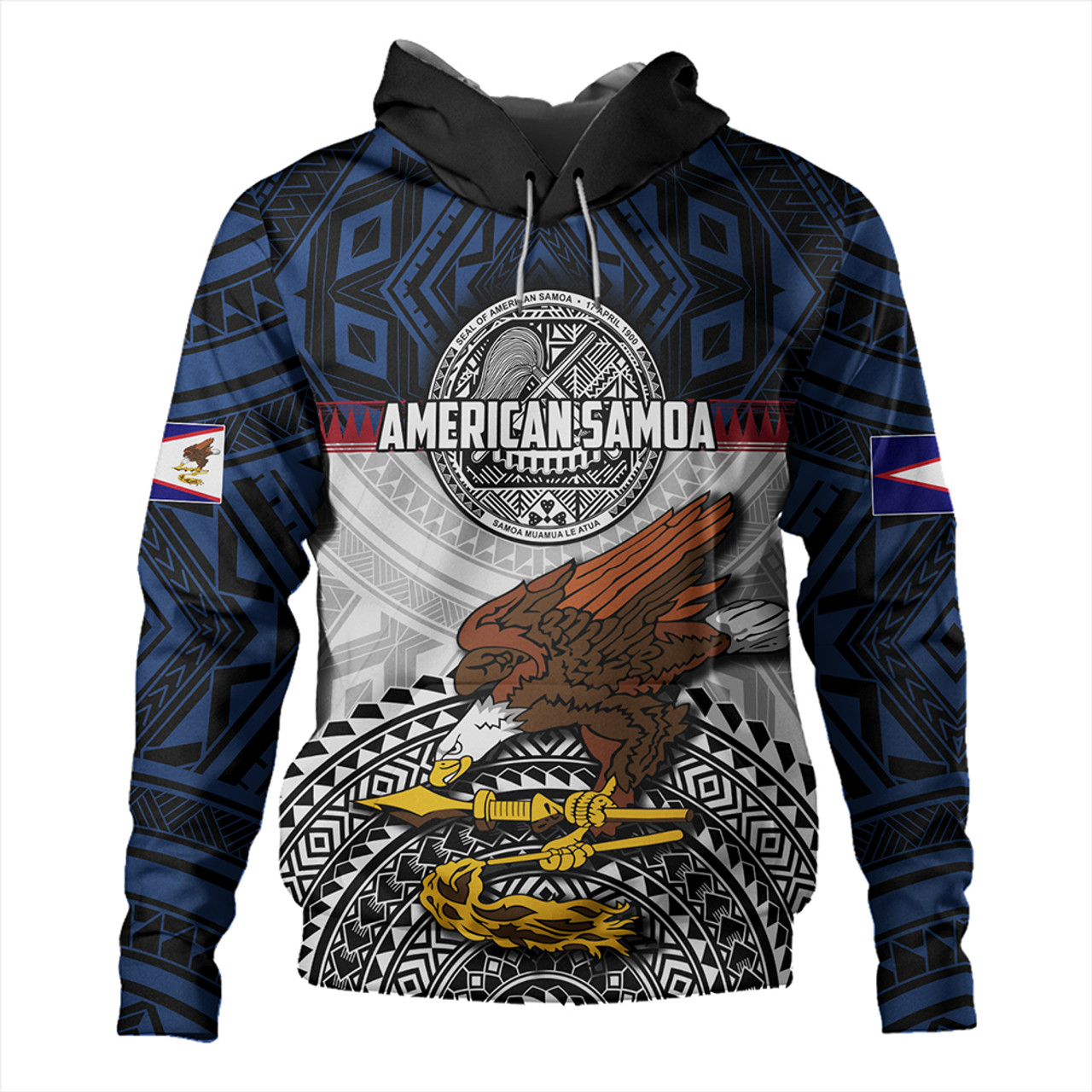 Samoa Hoodie Seal Of American Samoa Polynesian