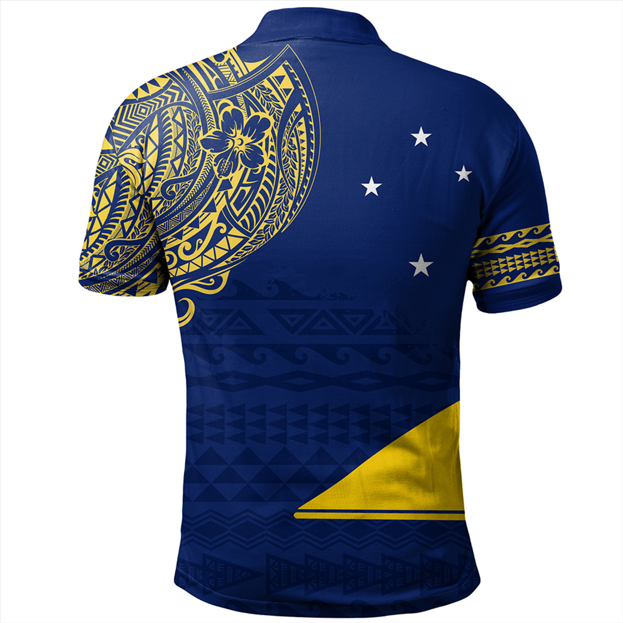 Tokelau Polo Shirt Polynesian Flag With Coat Of Arms