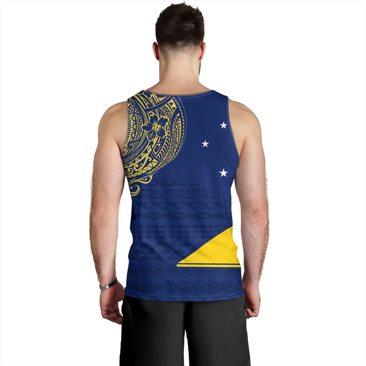 Tokelau Tank Top Polynesian Flag With Coat Of Arms