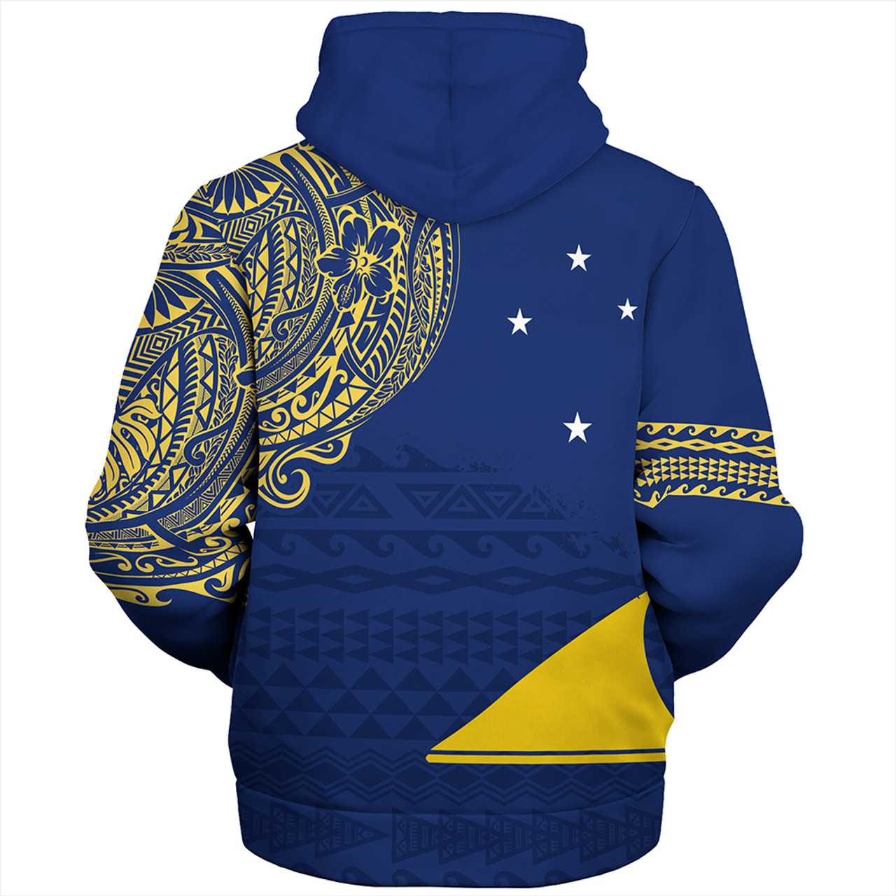 Tokelau Sherpa Hoodie Polynesian Flag With Coat Of Arms