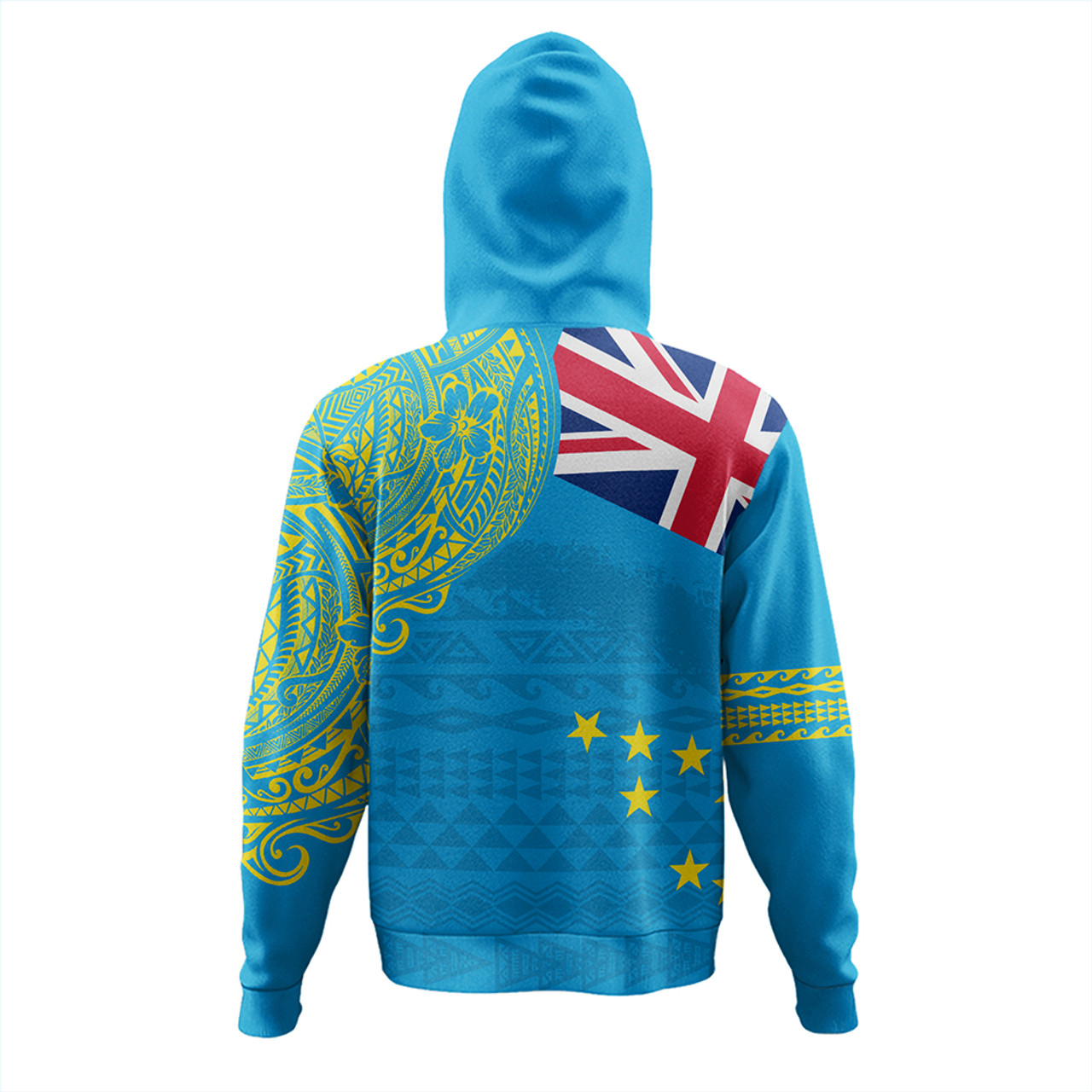 Tuvalu Hoodie Polynesian Flag With Coat Of Arms