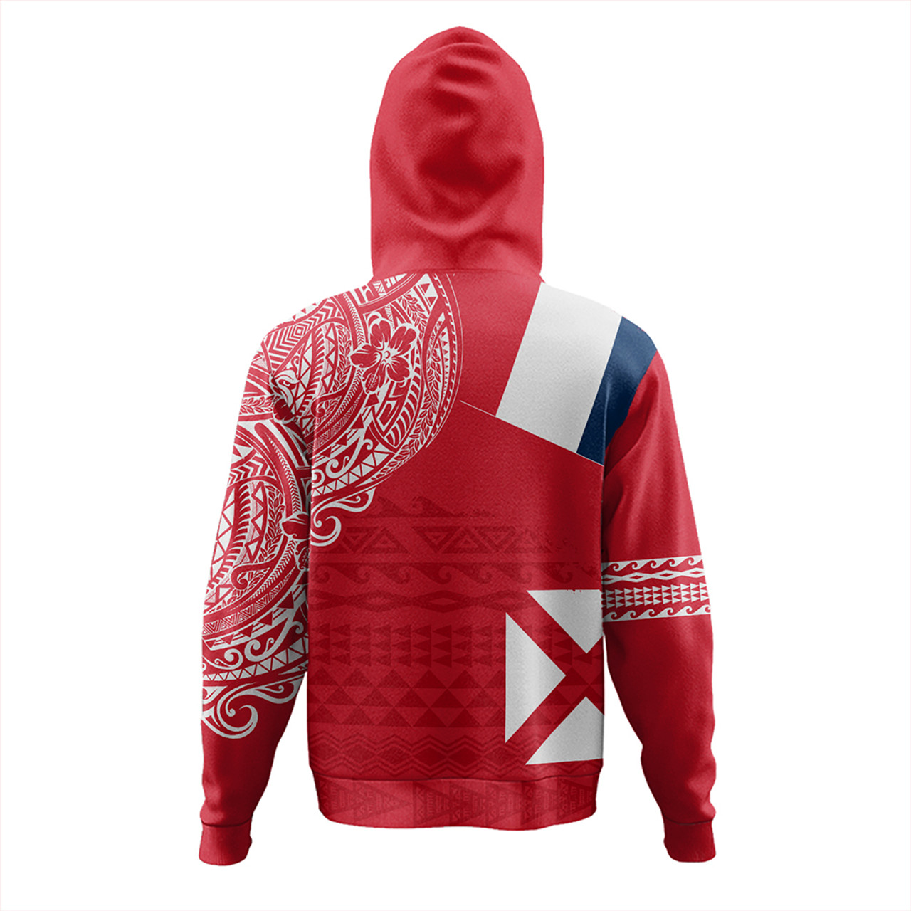 Wallis And Futuna Hoodie Polynesian Flag With Coat Of Arms