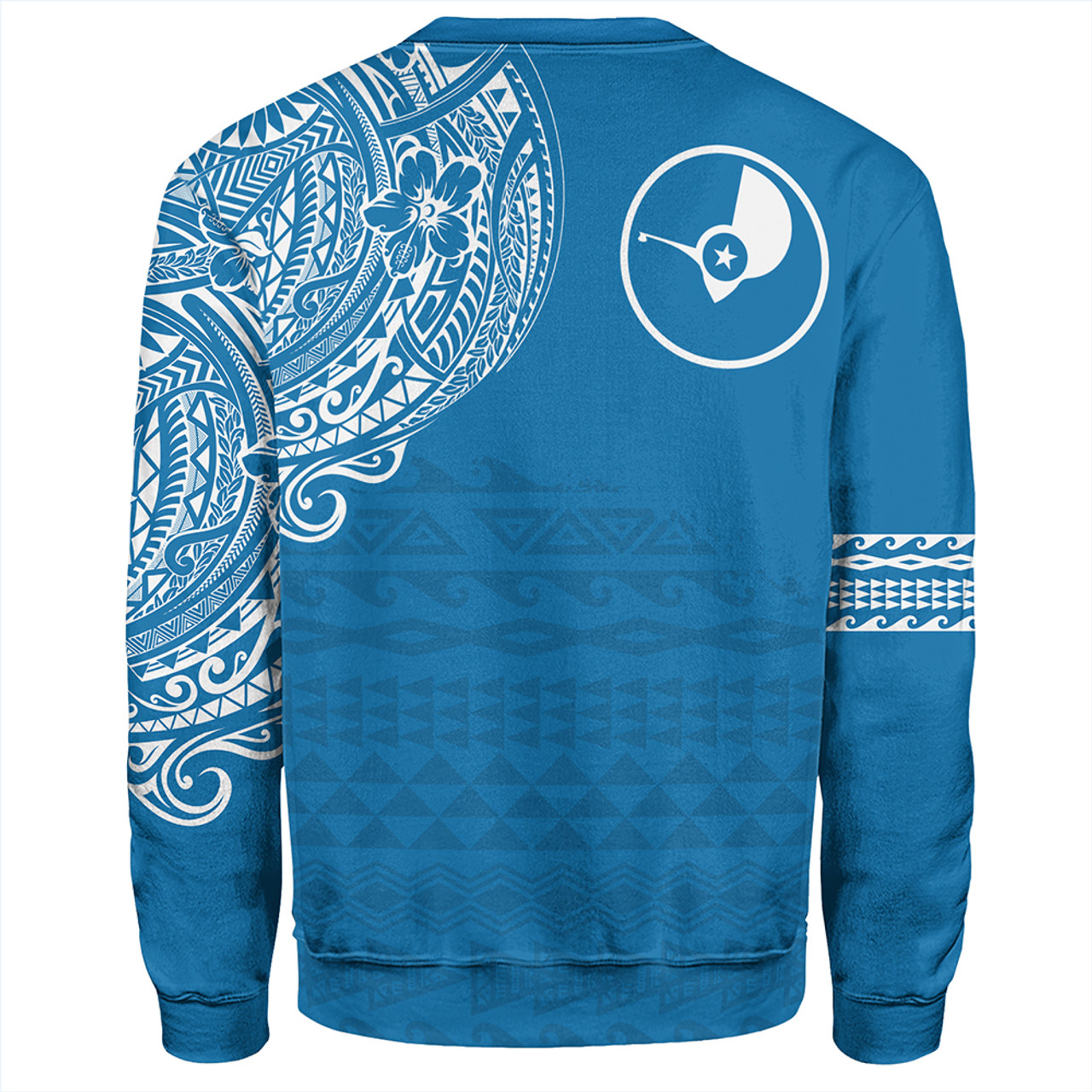 Yap State Sweatshirt Polynesian Flag With Coat Of Arms