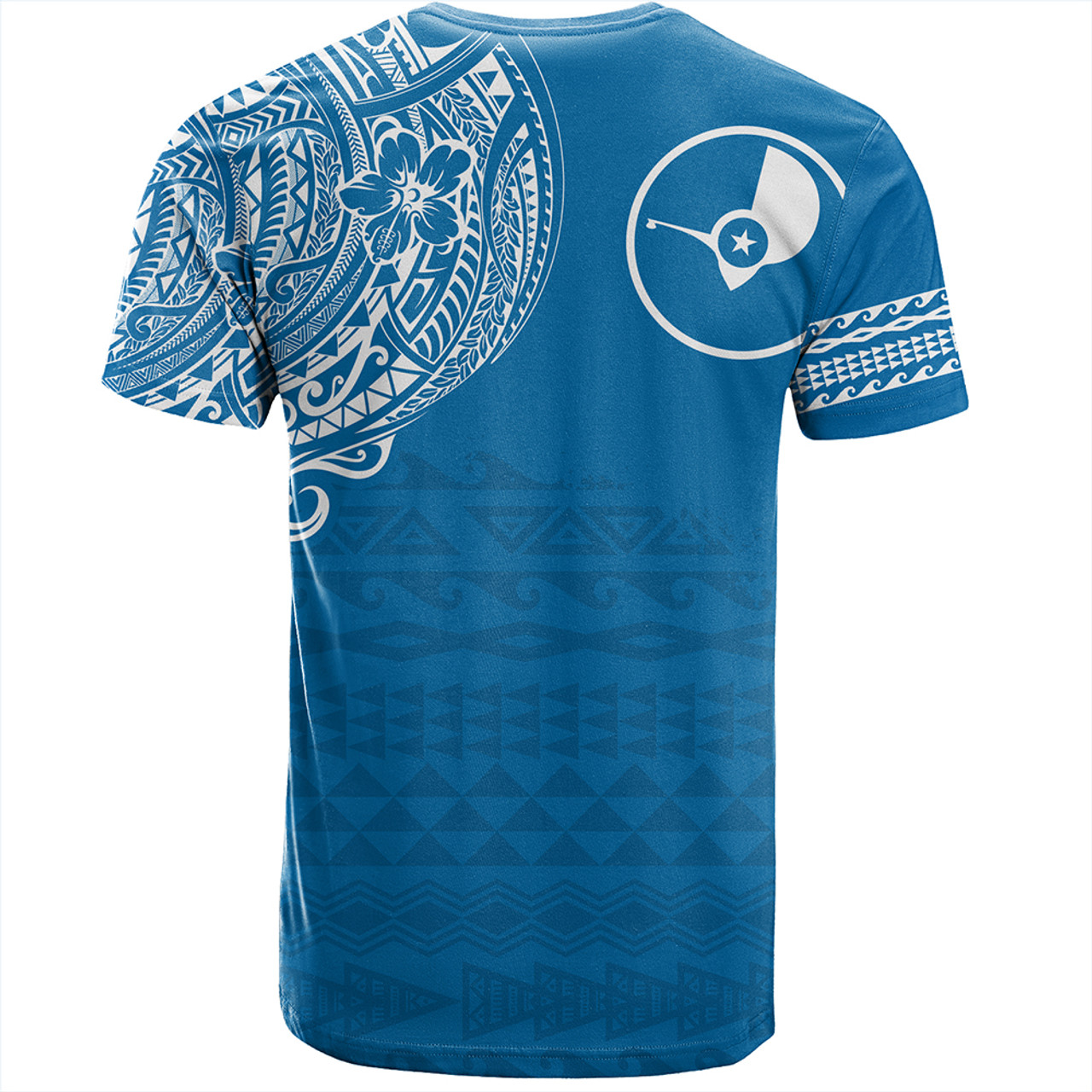 Yap State T-Shirt Polynesian Flag With Coat Of Arms
