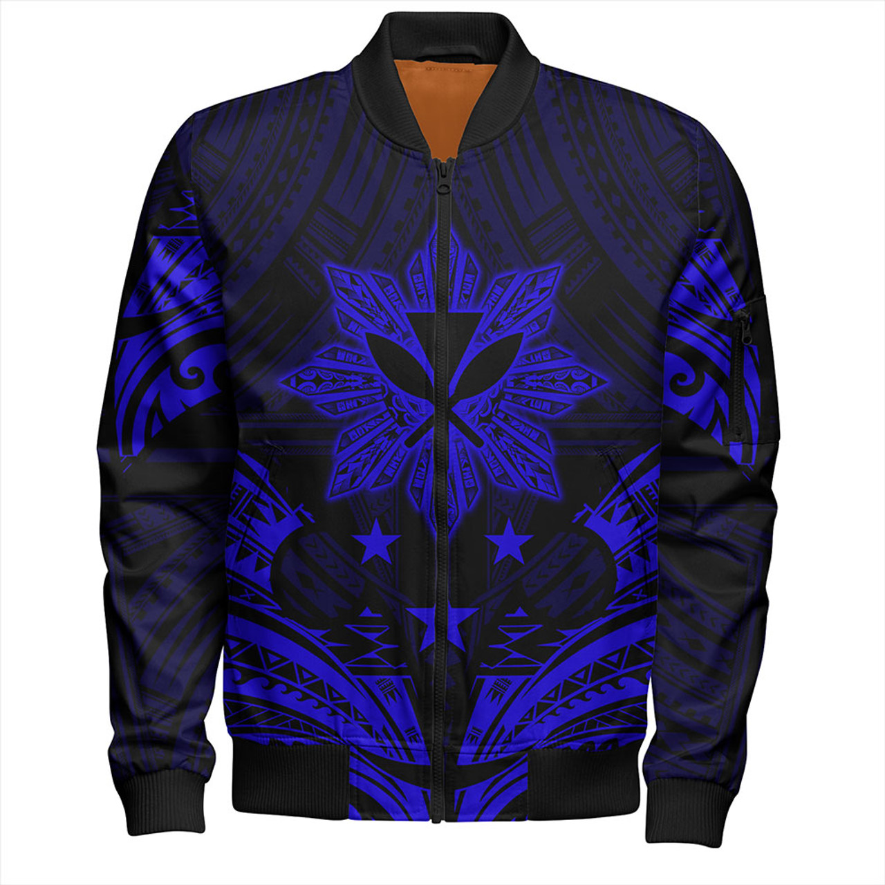 Philippines Bomber Jacket - Sun Filipino With Kanaka Maoli Style