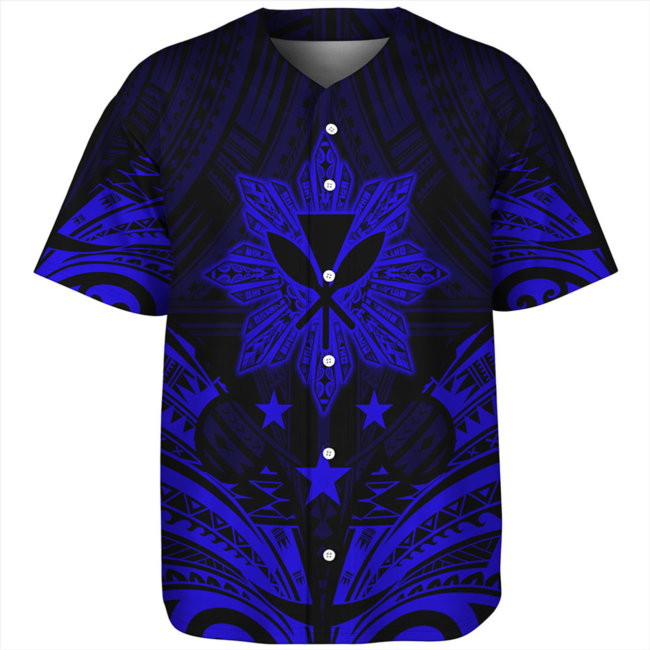 Philippines Baseball Shirt - Sun Filipino With Kanaka Maoli Style 2