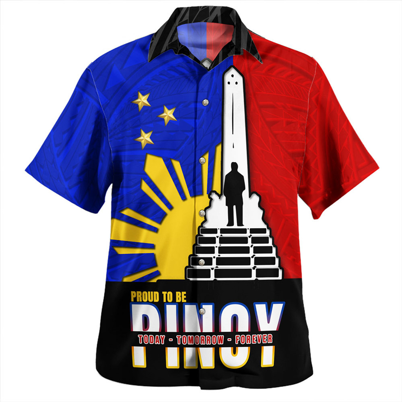 Philippines Filipinos Hawaiian Shirt - Proud To Be Pinoy Rizal Park