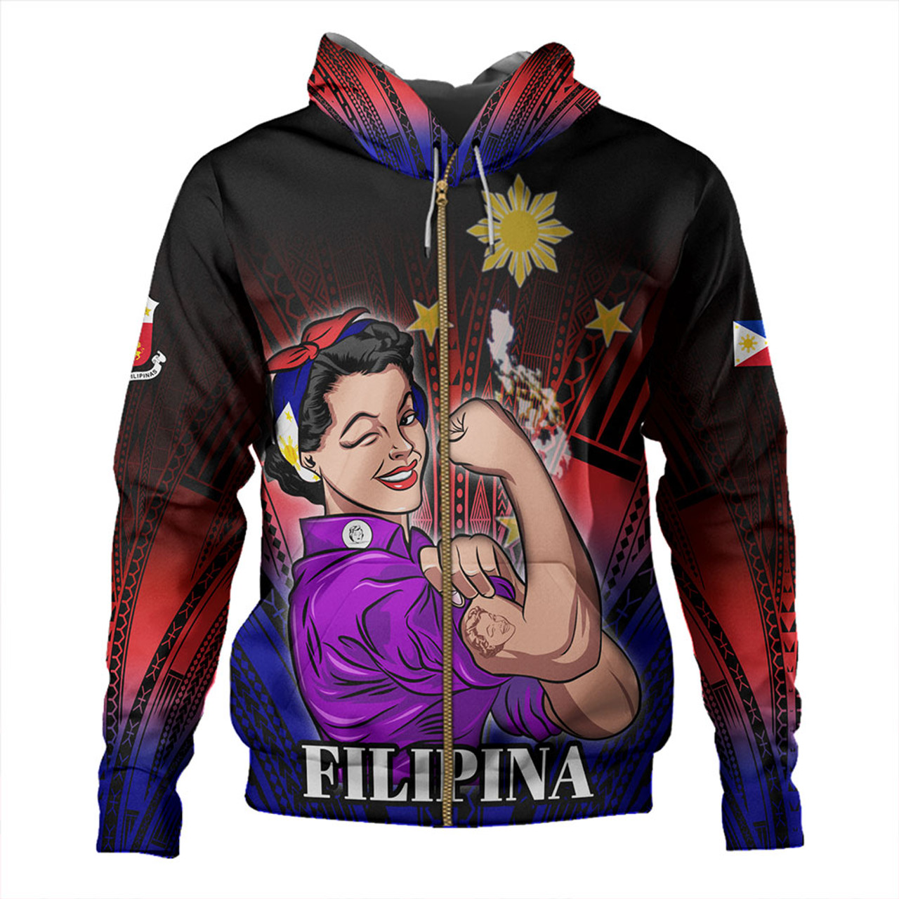 Philippines Filipinos Hoodie Proud Filipina Style 2