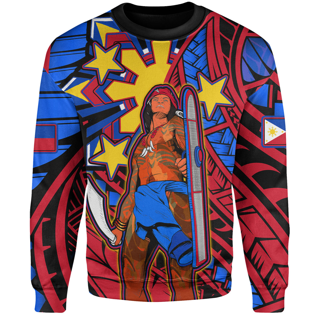 Philippines Sweatshirt Custom Lapu-Lapu The Legendary Filipino Hero