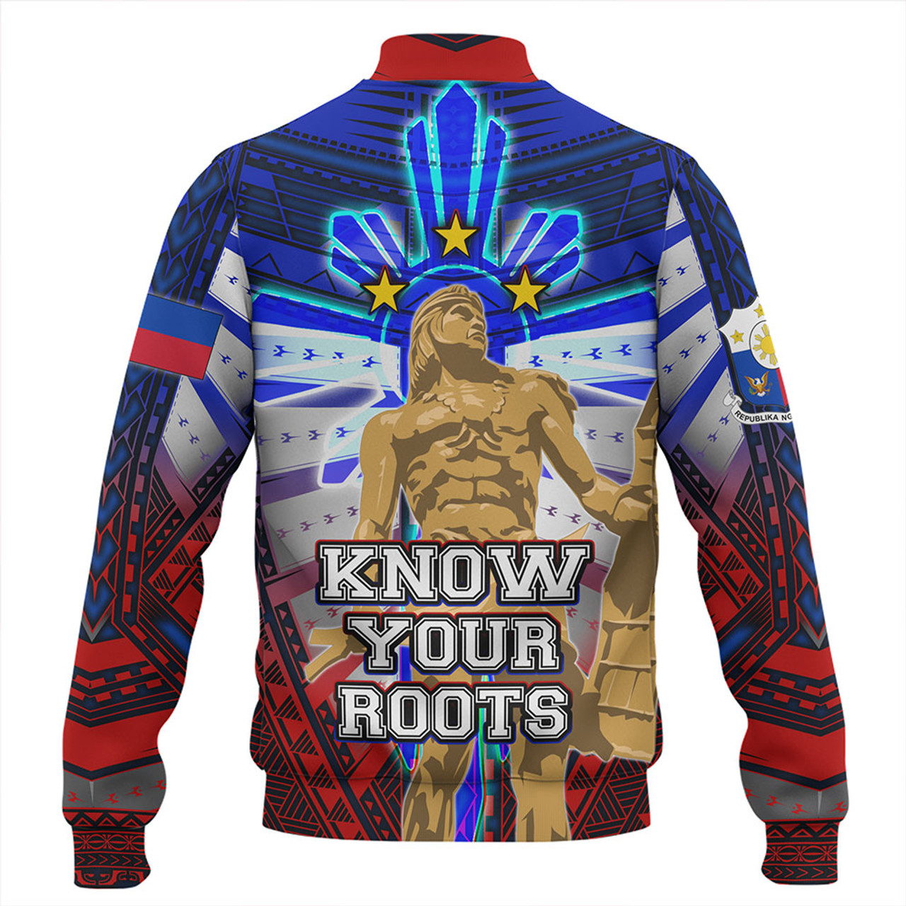 Philippines Filipinos Baseball Jacket Lapu Lapu Know Your Roots