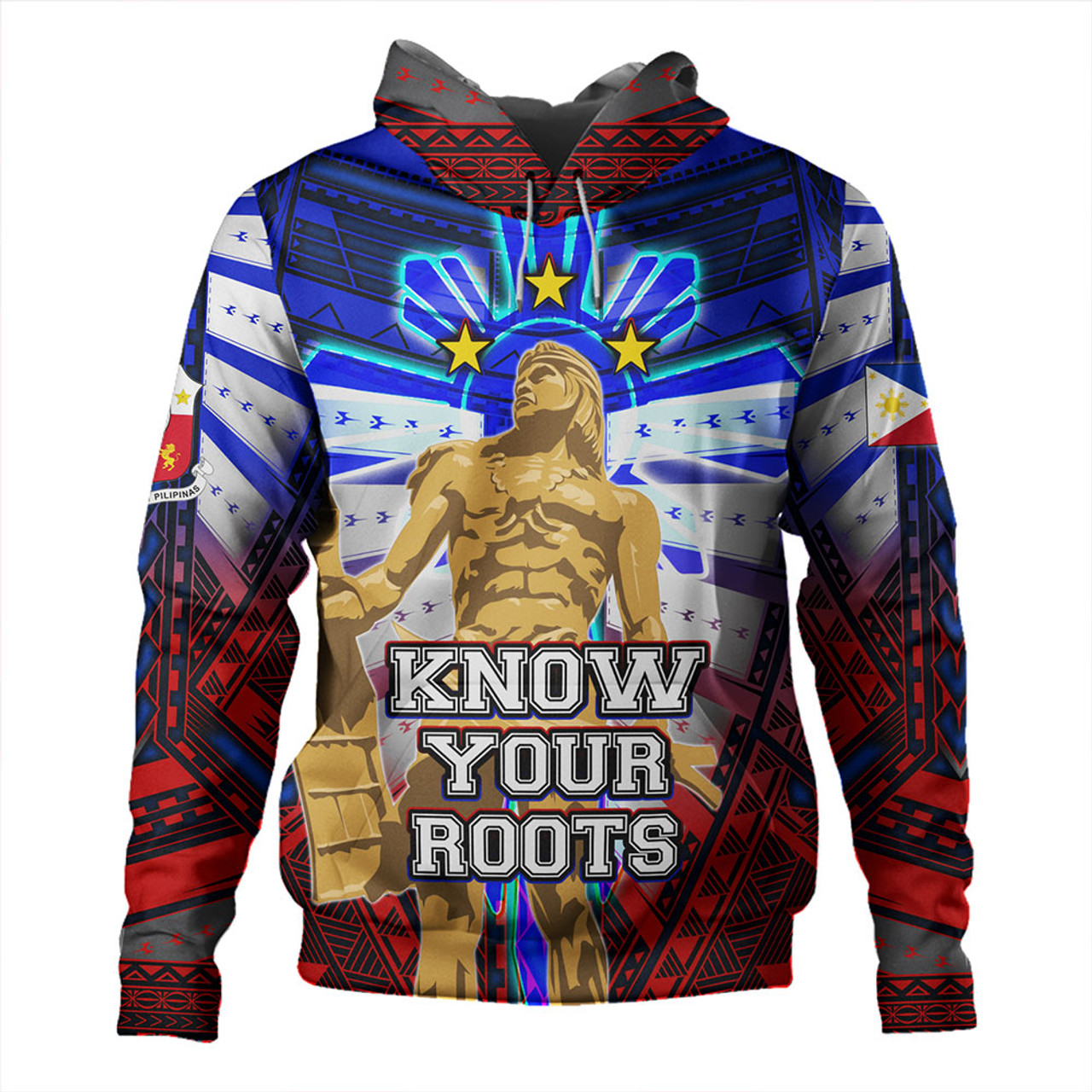 Philippines Filipinos Hoodie Lapu Lapu Know Your Roots