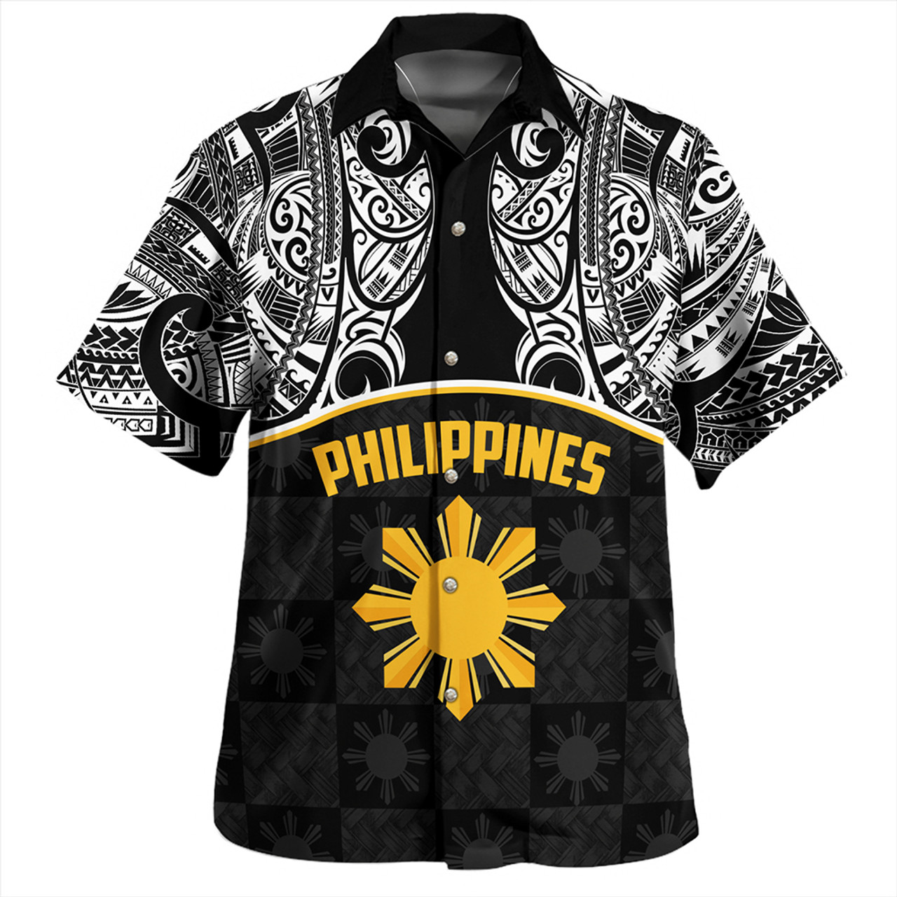 Philippines Filipinos Hawaiian Shirt Tribal Polynesian Demodern Style