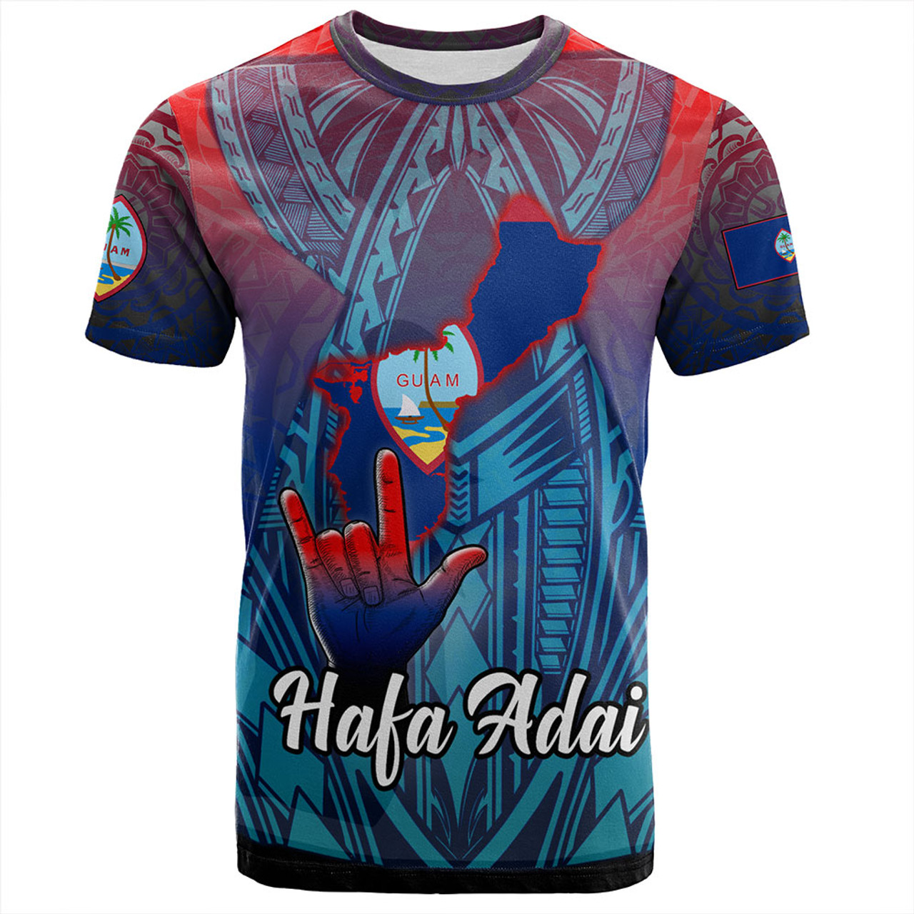 Guam T-Shirt Hafa Adai From Guam Style