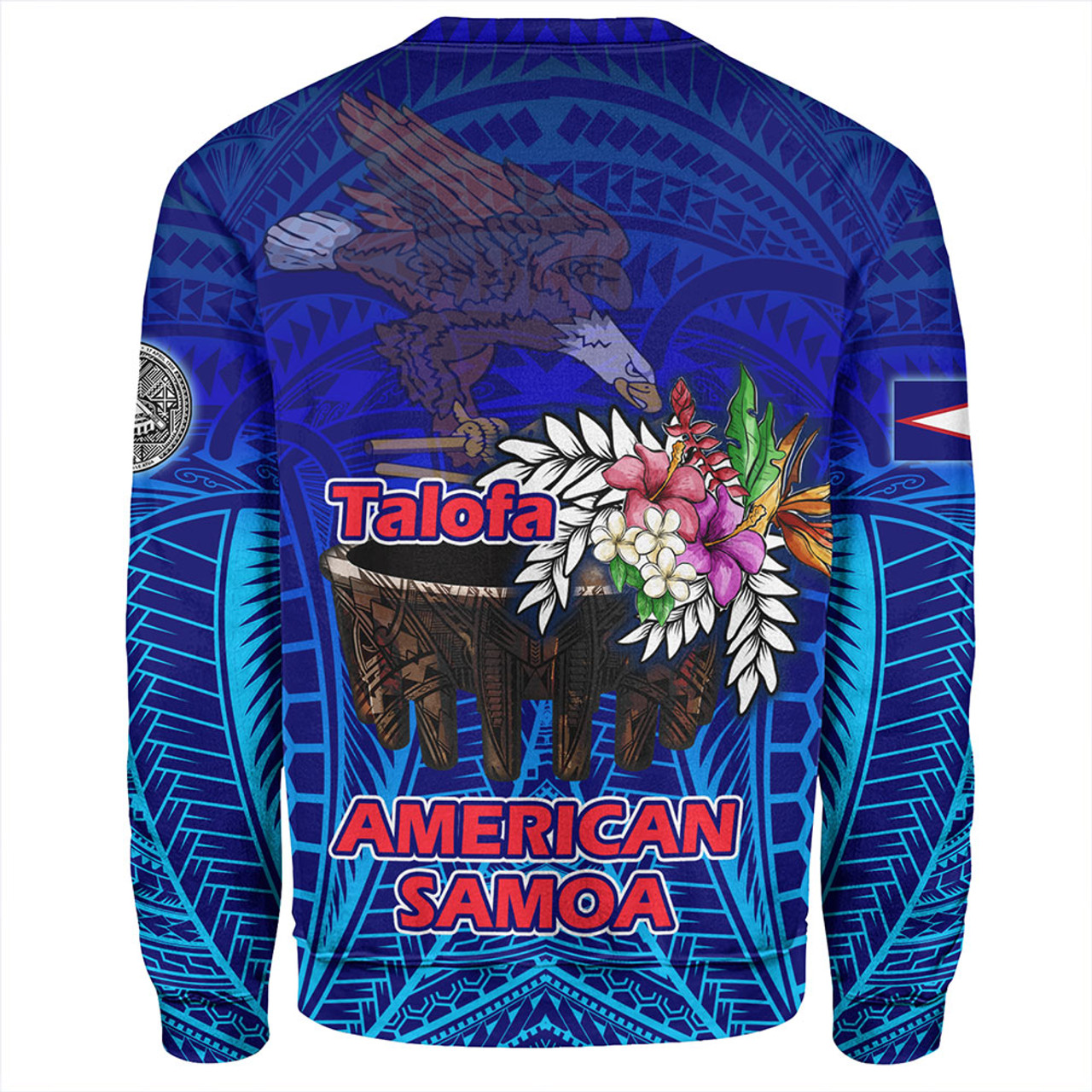 American Samoa Sweatshirt Talofa American Samoa Kava Bowl