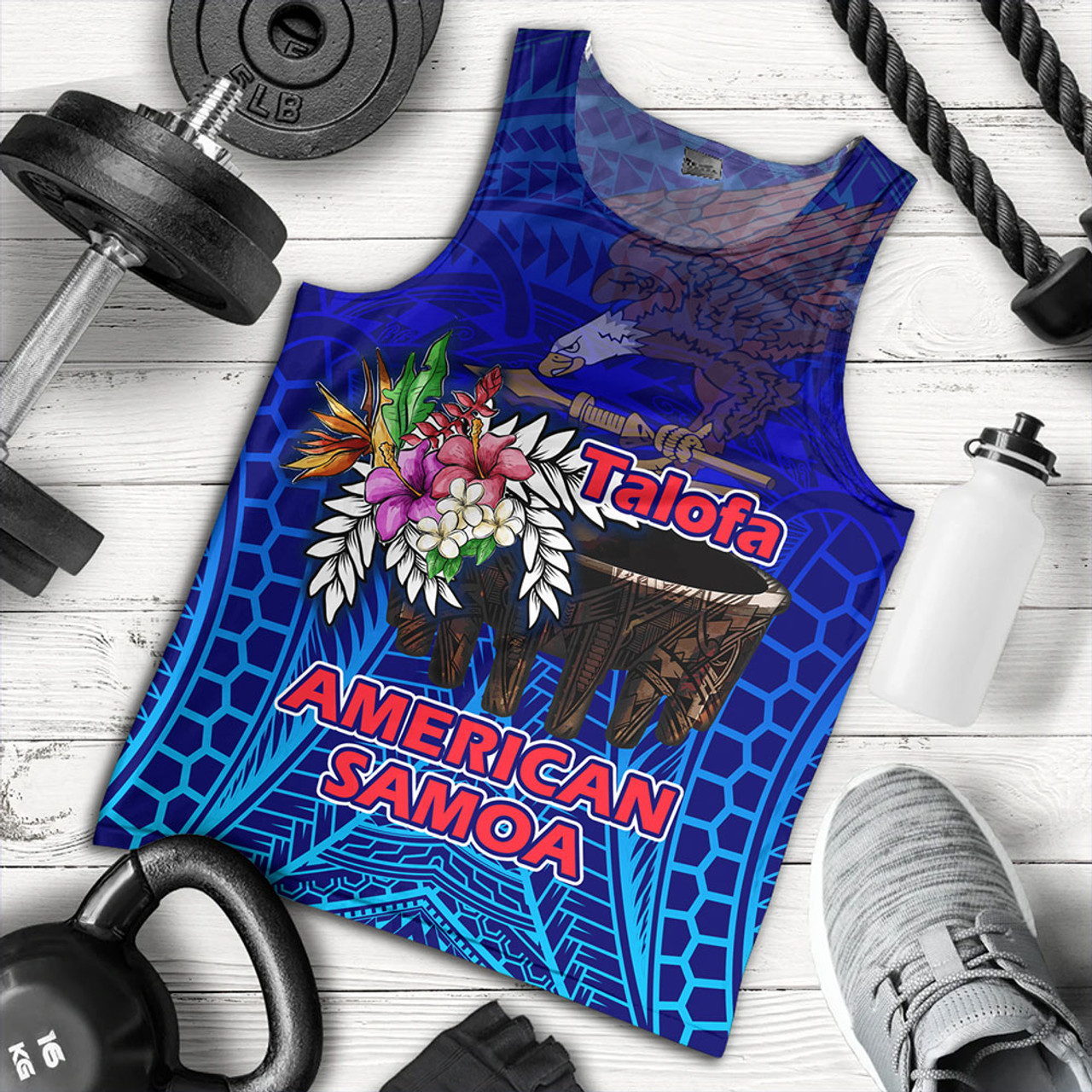 American Samoa Tank Top Talofa American Samoa Kava Bowl