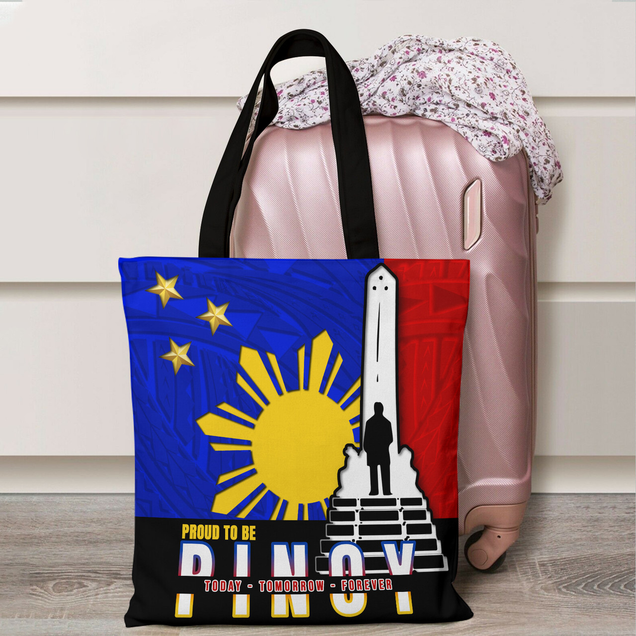 Philippines Filipino Proud To Be Pinoy Rizal Park Tote Bags