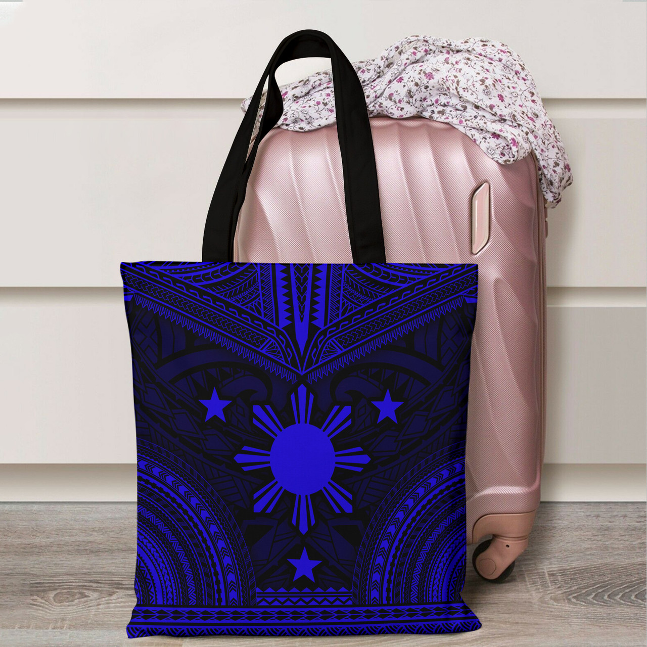 Philippines Filipino Cheif Tattoo Patterns Style Tote Bags
