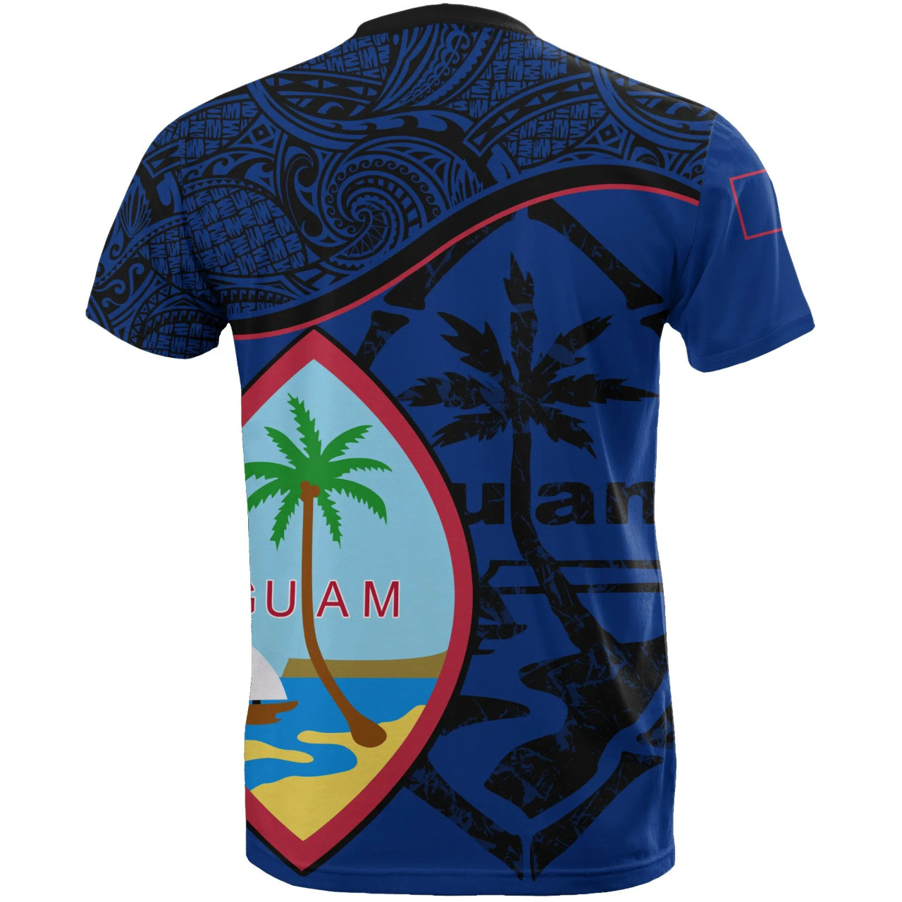 Guam T-Shirts - Guam Flag Blue 4