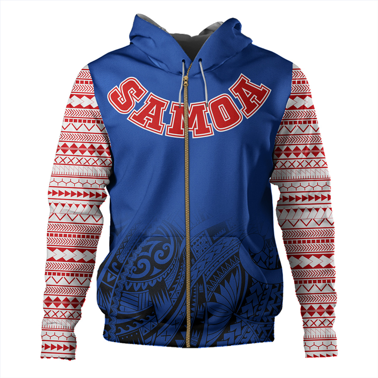 Samoa Hoodie Tribal Polynseian Special