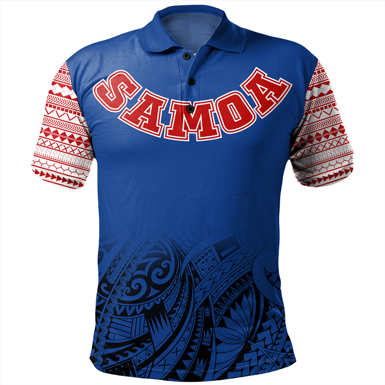 Samoa Polo Shirt Tribal Polynseian Special