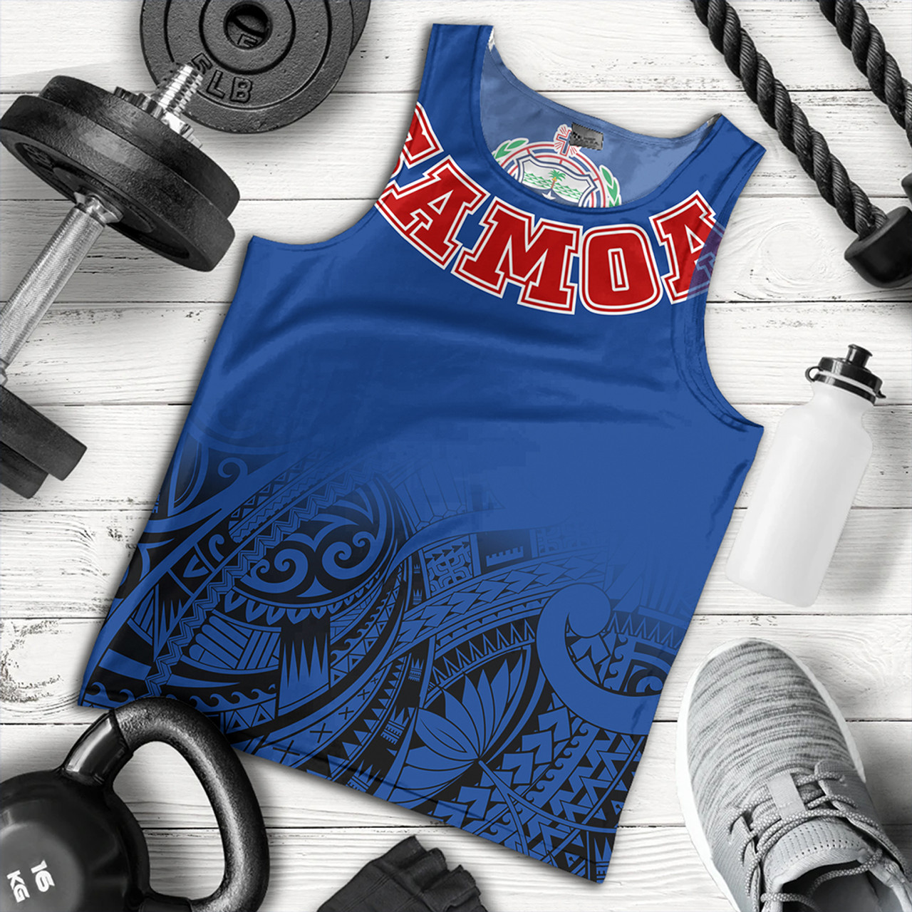 Samoa Tank Top Tribal Polynseian Special