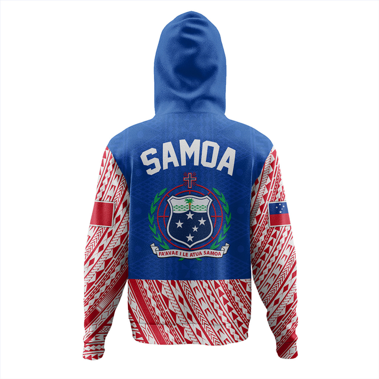 Samoa Hoodie Tribal Polynseian Simple Style