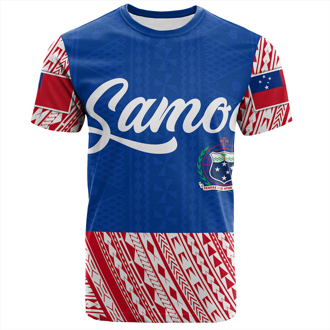Samoa T-Shirt Tribal Polynseian Simple Style