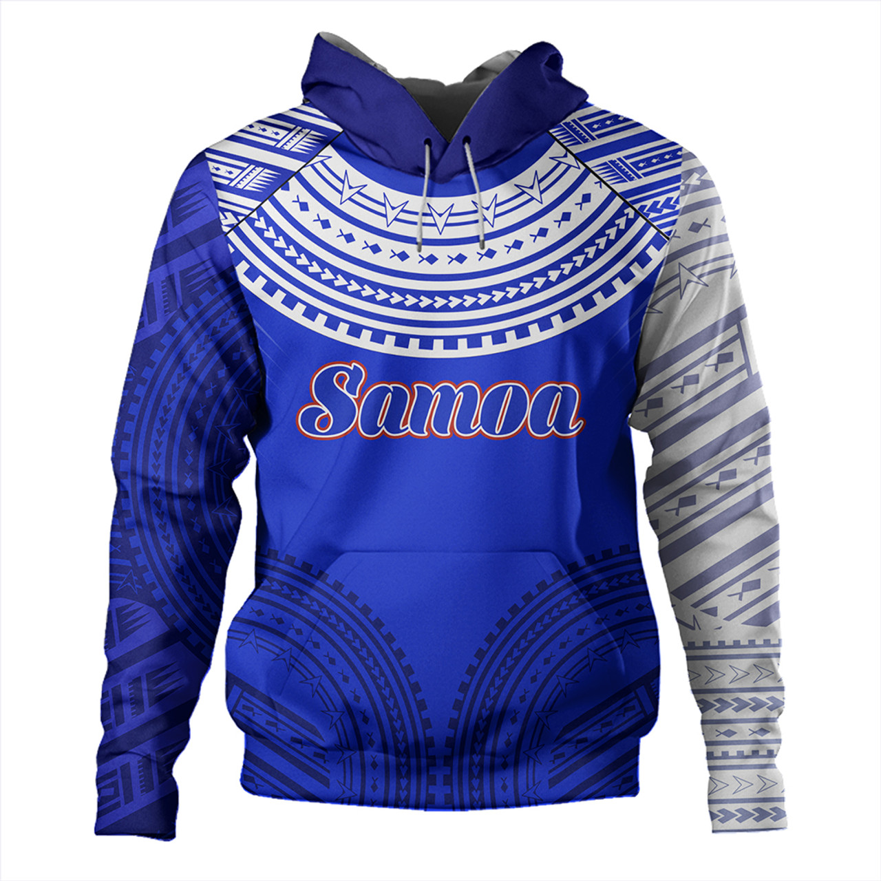 Samoa Hoodie Polynesian Tribal Style Sport