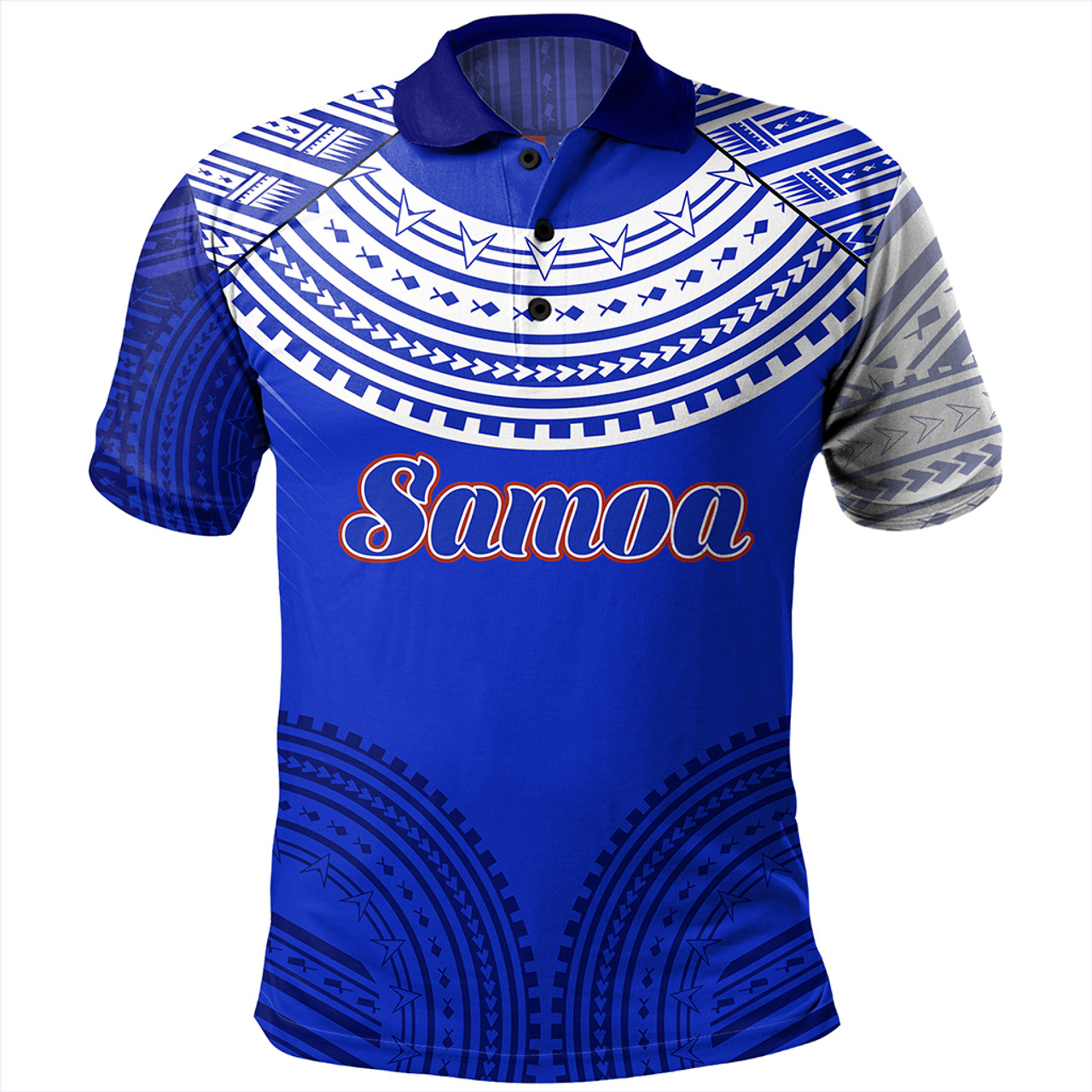 Samoa Polo Shirt Polynesian Tribal Style Sport