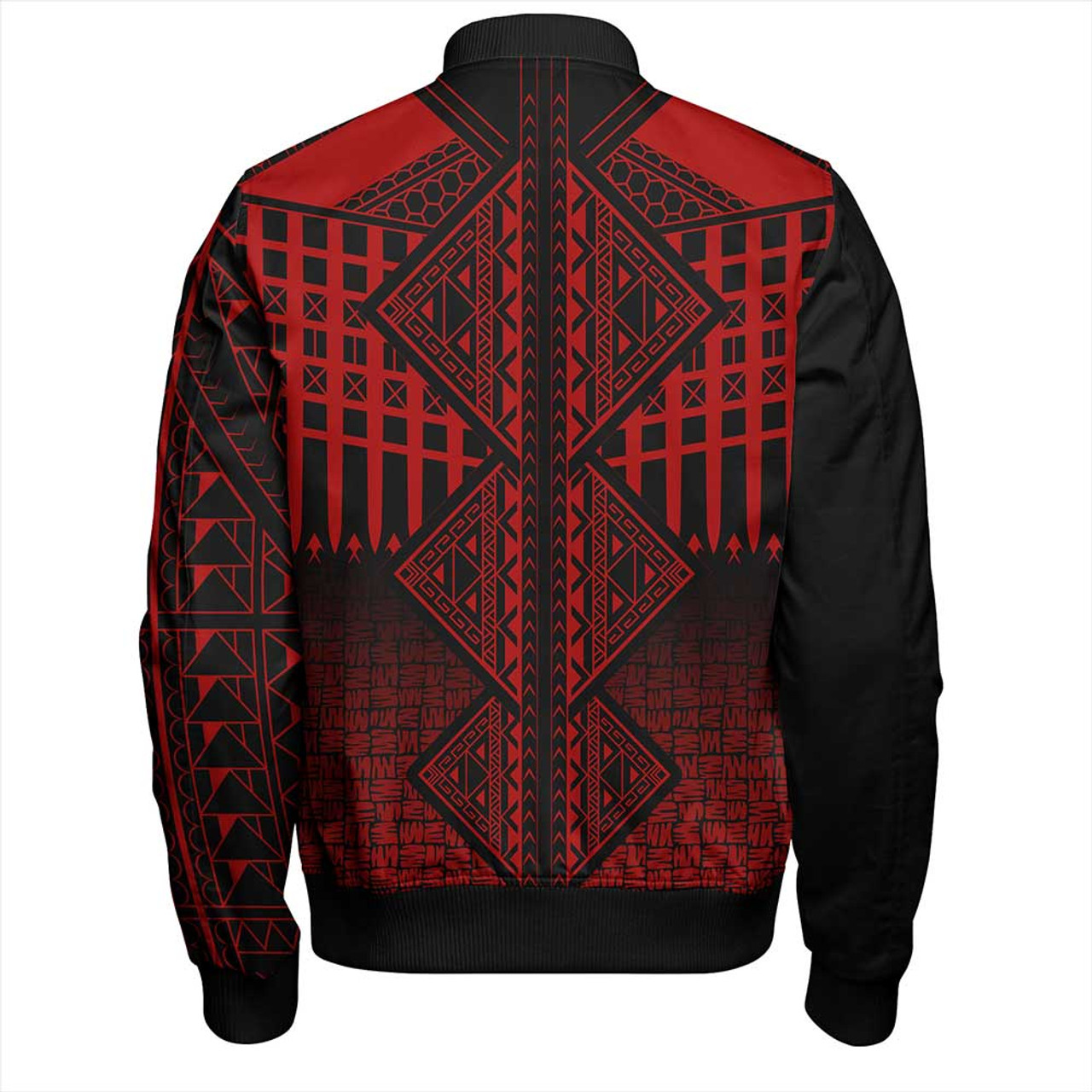 Philippines Bomber Jacket - Filipino Pattern and Sun with Karagumoy