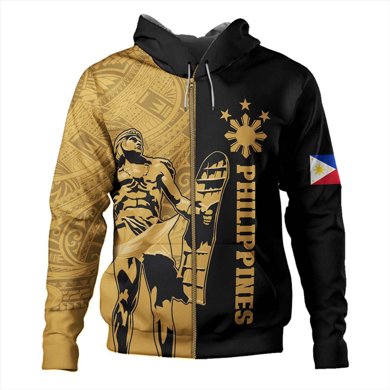 Philippines Filipinos Hoodie Lapu Lapu Star Tribal