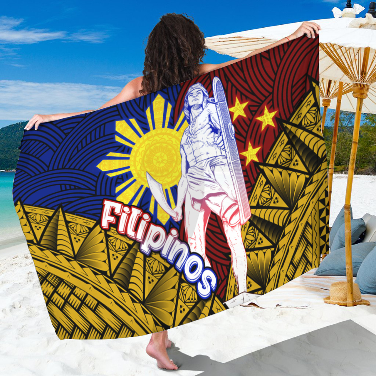 Philippines Filipinos Lapu Lapu Heroes Special Style Sarong