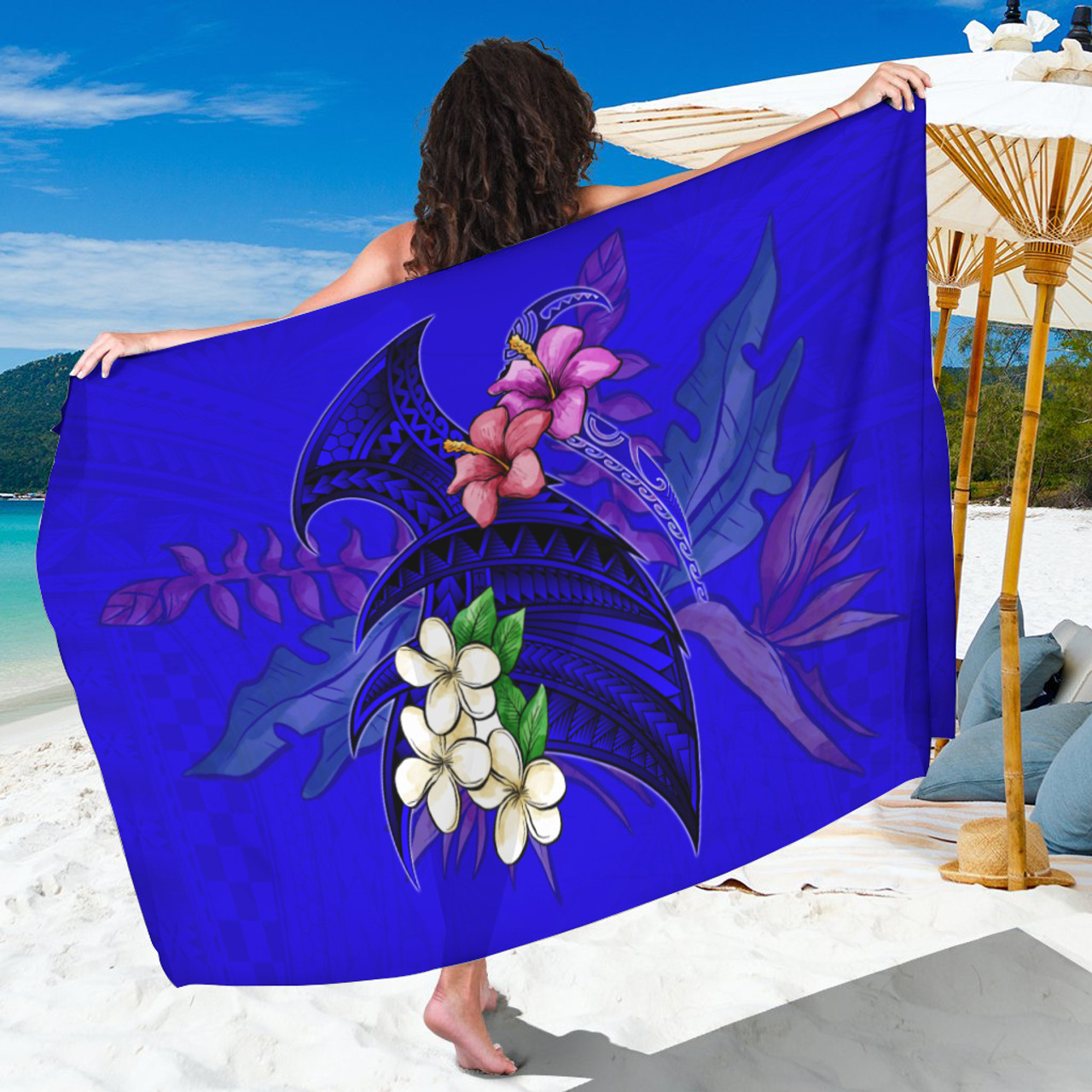 Polynesian Patterns Tropical Color Style Sarong