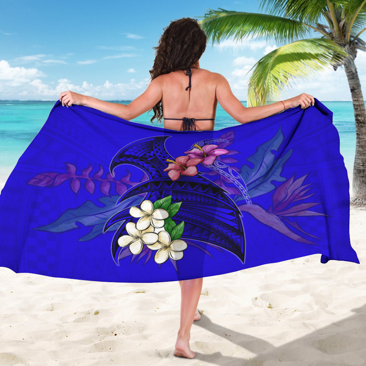 Polynesian Patterns Tropical Color Style Sarong