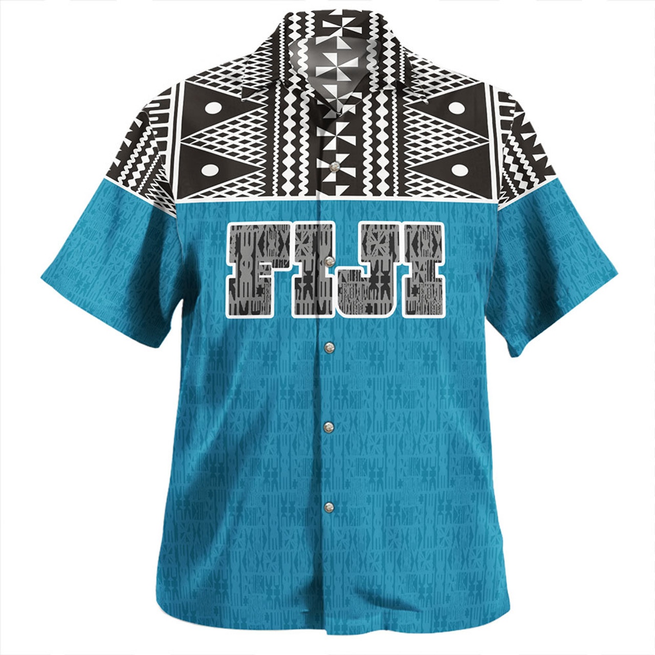 Fiji Hawaiian Shirt Fijian Tapa Pattern