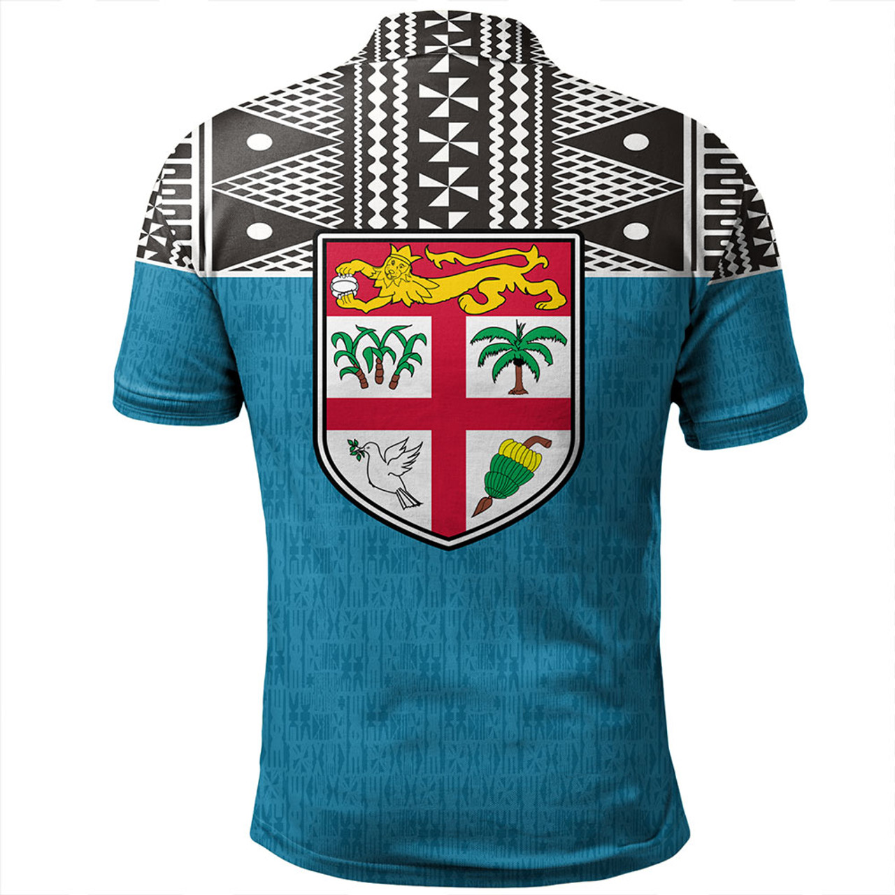 Fiji Polo Shirt Fijian Tapa Pattern