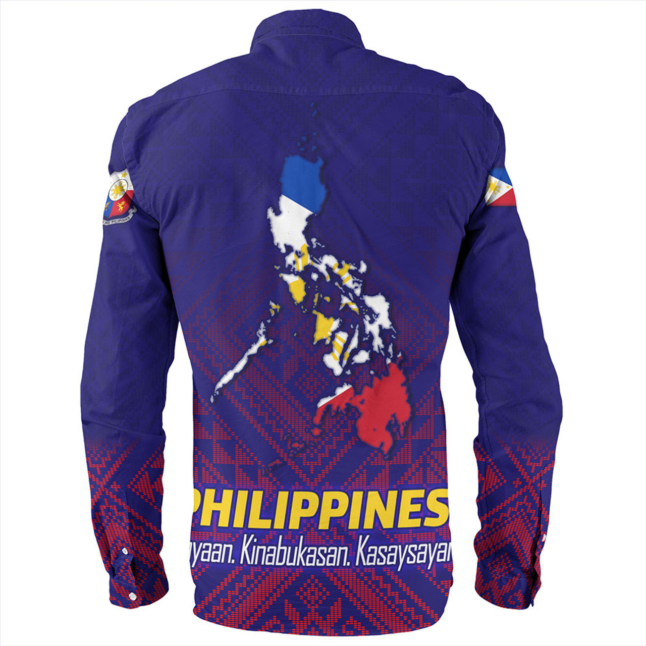 Philippines Filipinos Long Sleeve Shirt Philippines Independence Day Kalayaan-Kinabukasan-Kasaysayan