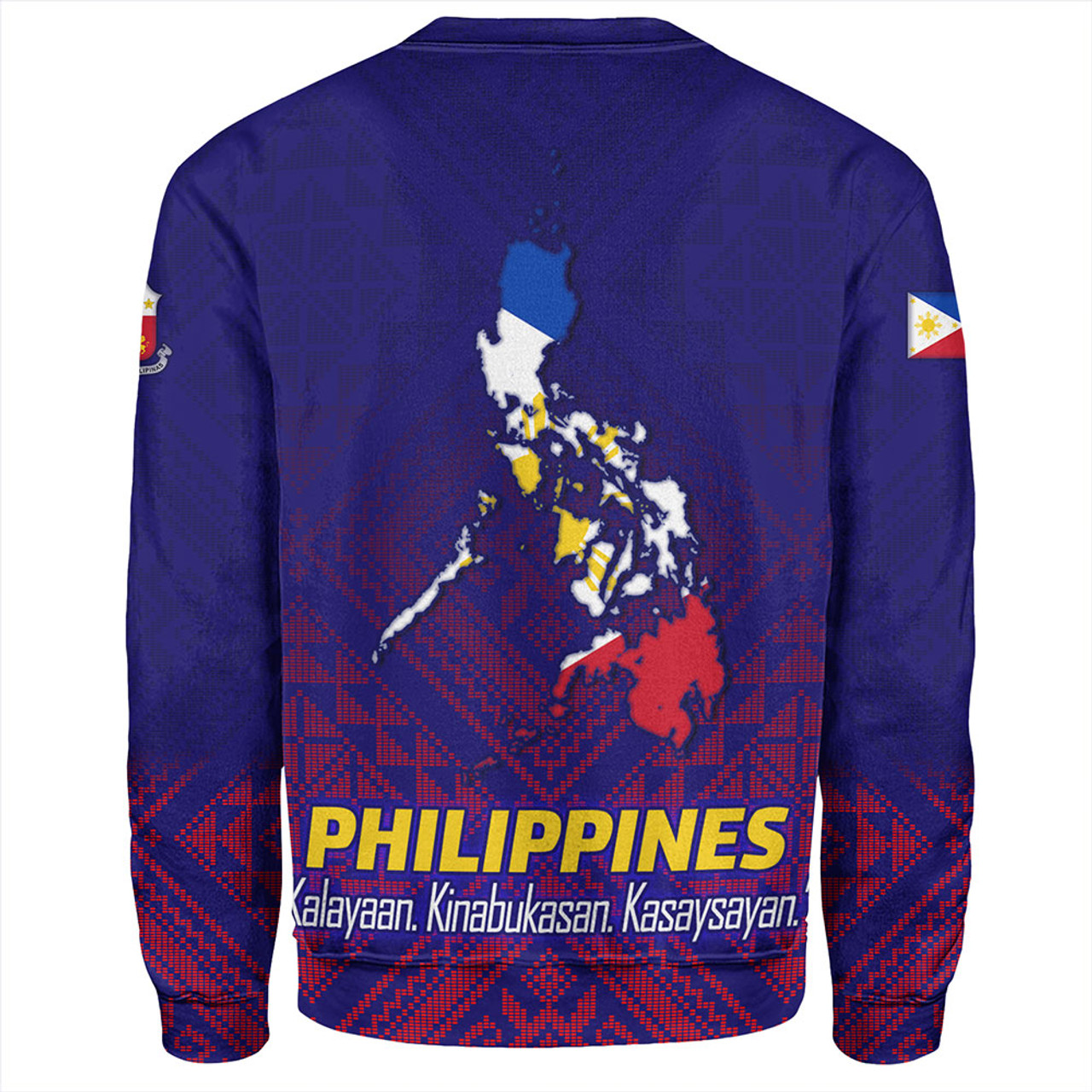 Philippines Filipinos Sweatshirt Philippines Independence Day Kalayaan-Kinabukasan-Kasaysayan