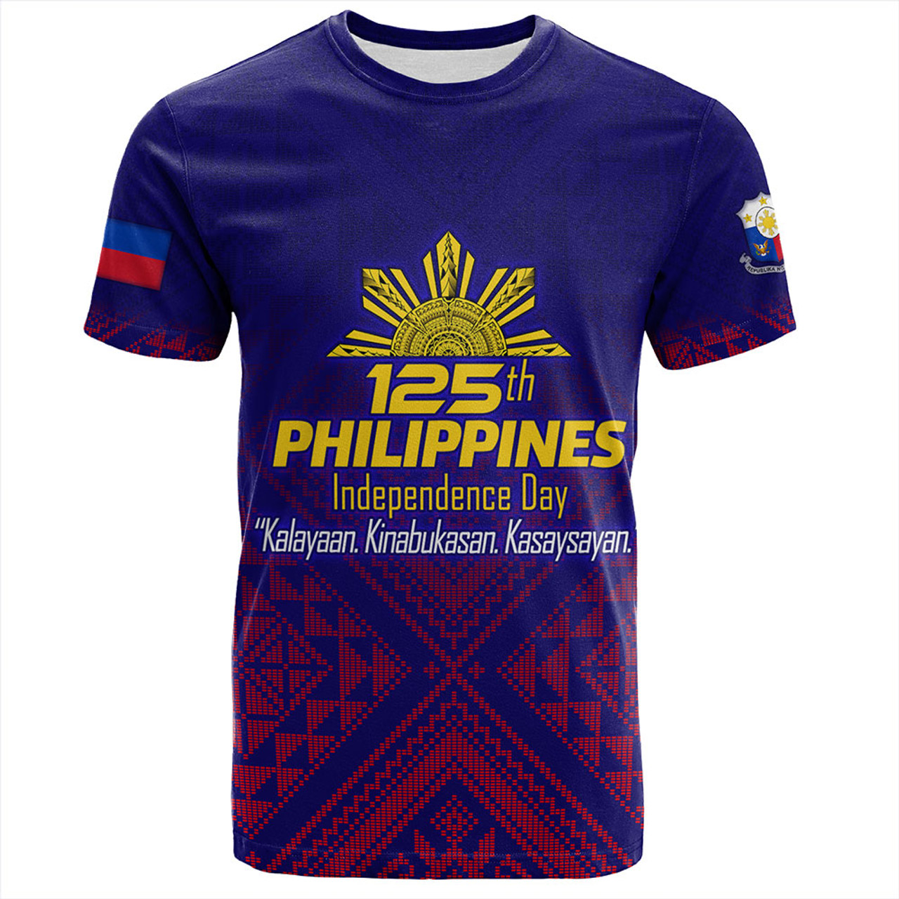 Philippines Filipinos T-Shirt Philippines Independence Day Kalayaan-Kinabukasan-Kasaysayan