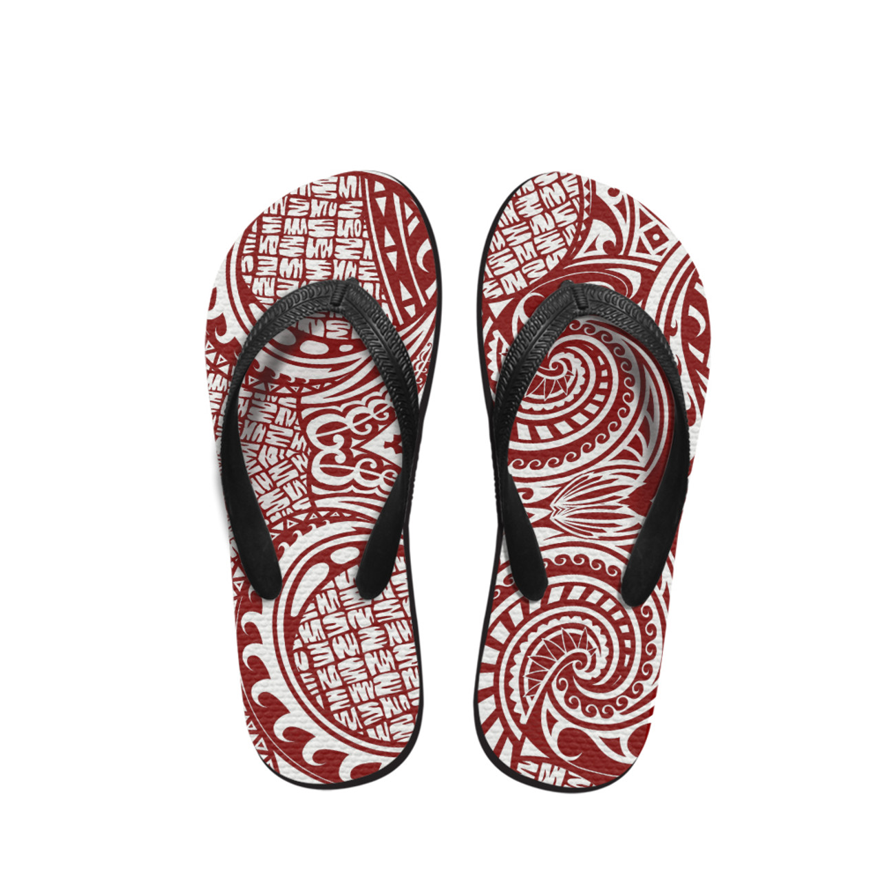 Polynesian Tribal Patterns Flip Flop 18