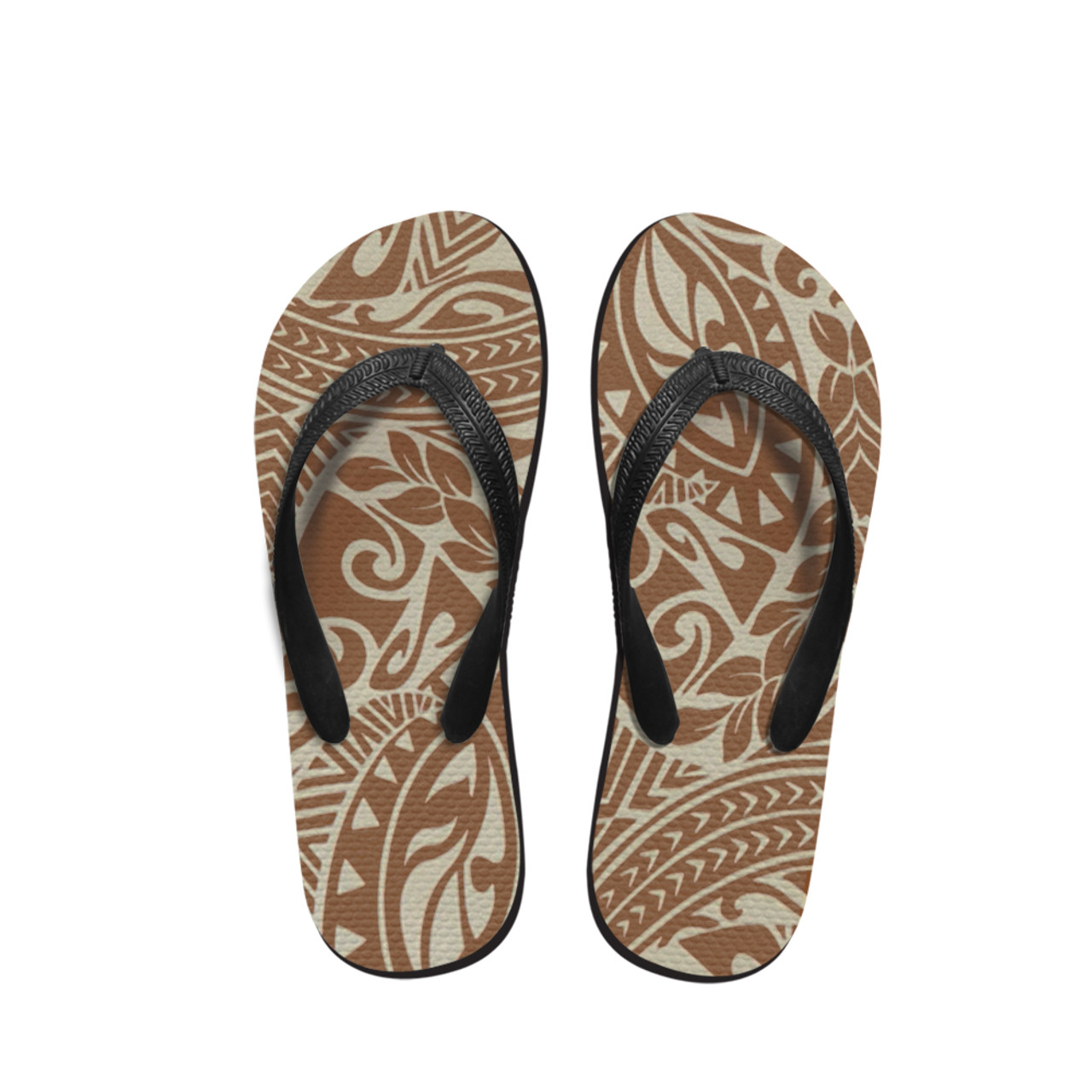 Polynesian Tribal Patterns Flip Flop 26