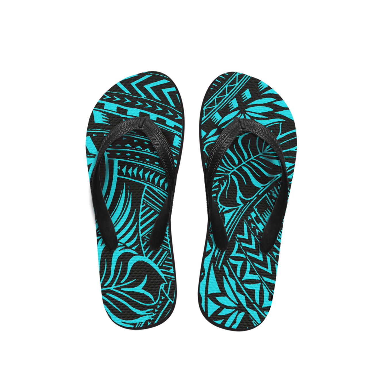 Polynesian Tribal Patterns Flip Flop 28