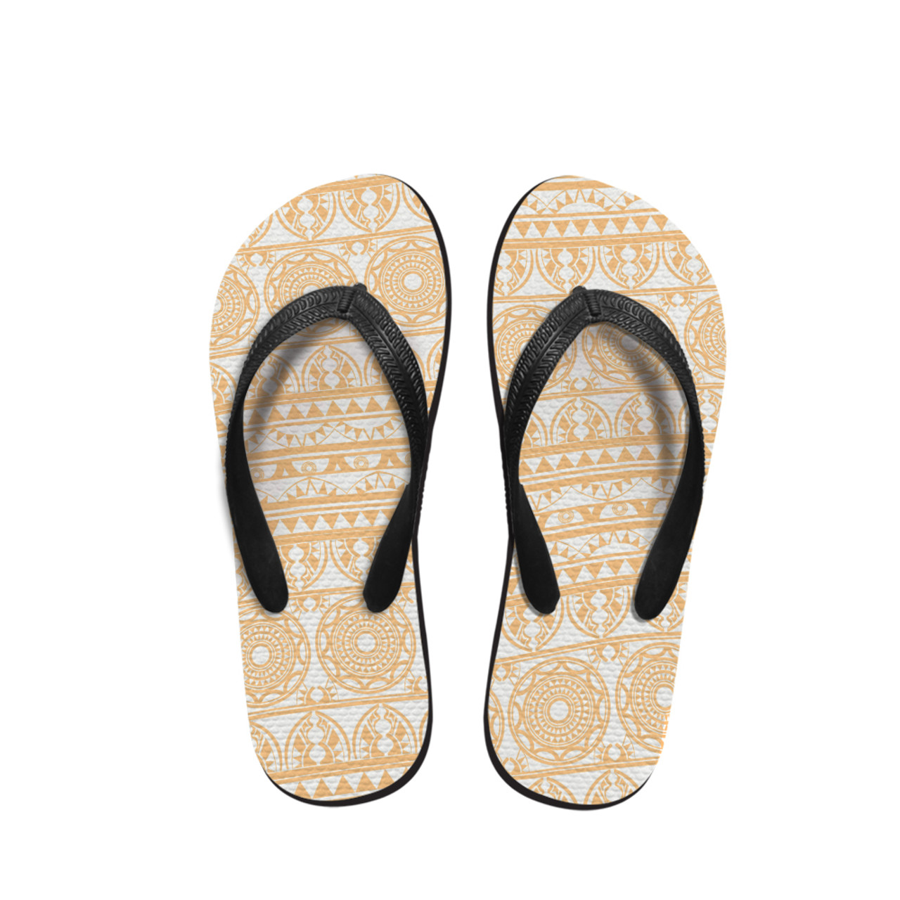 Polynesian Tribal Patterns Flip Flop 32