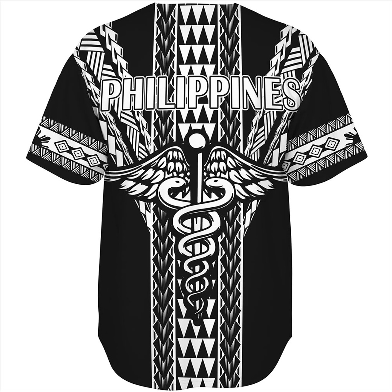 Philippines Filipinos Baseball Shirt Nurse Tribal