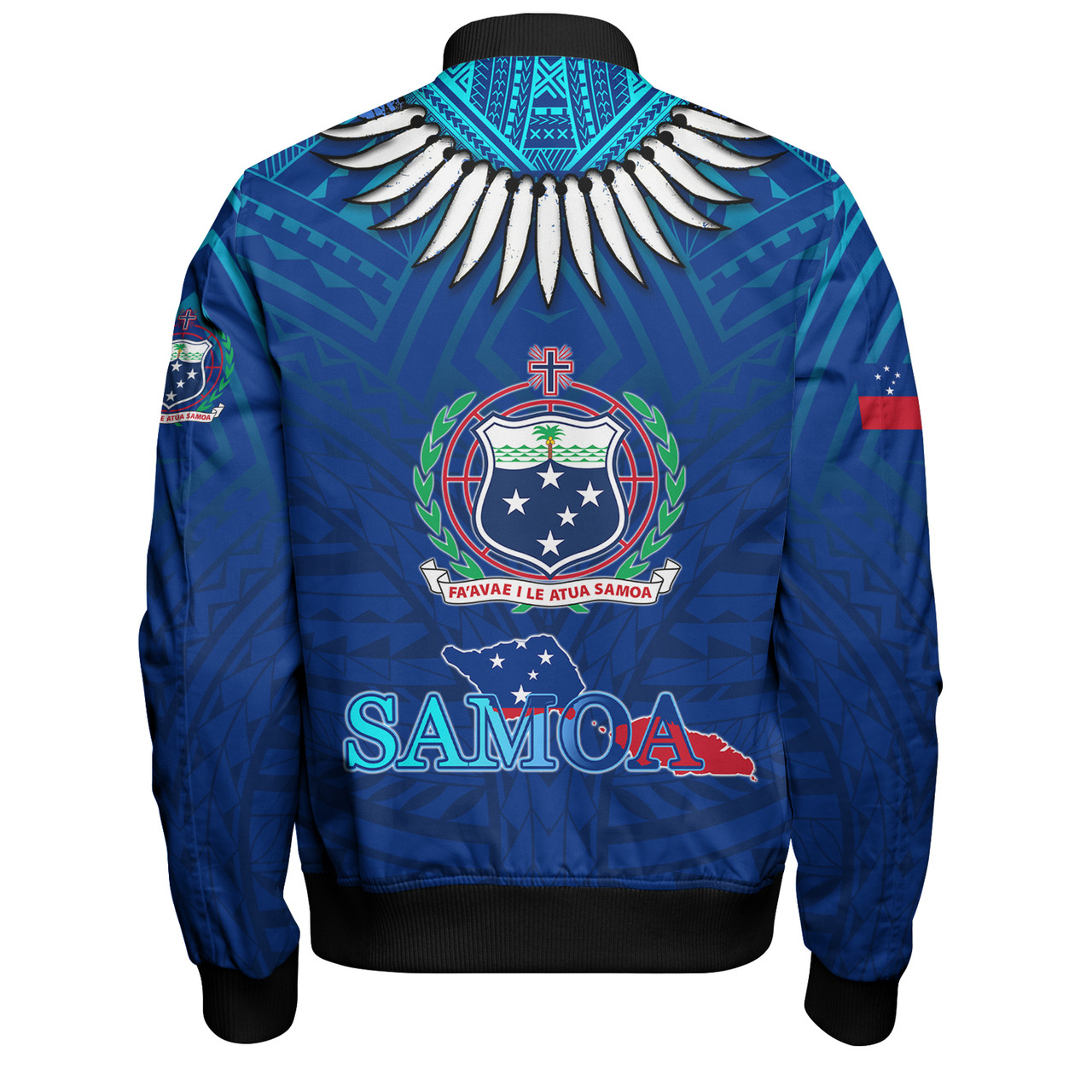 Samoa Bomber Jacket Happy Independence Day Samoa