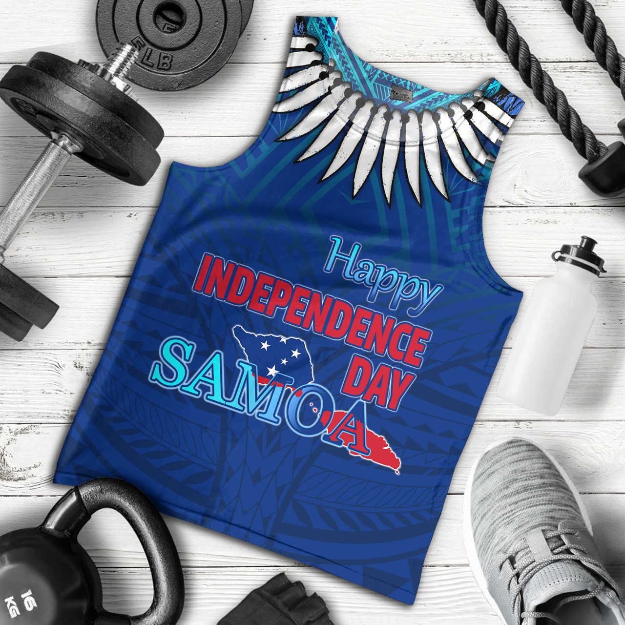 Samoa Tank Top Happy Independence Day Samoa