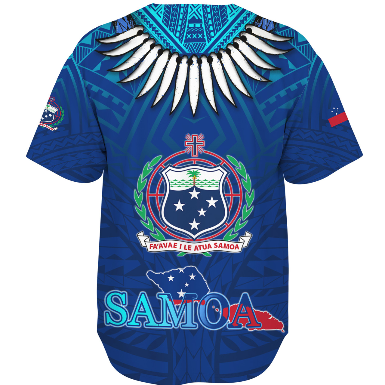 Samoa Baseball Shirt Happy Independence Day Samoa