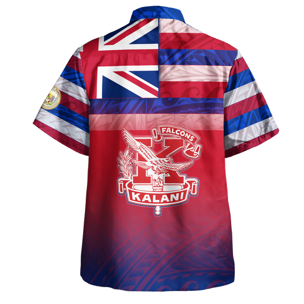 Hawaii Kalani High School Hawaii Shirt Flag Color With Traditional Patterns