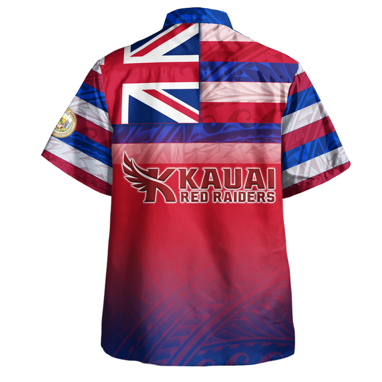 Hawaii Kauai High School Hawaii Shirt Flag Color With Traditional Patterns