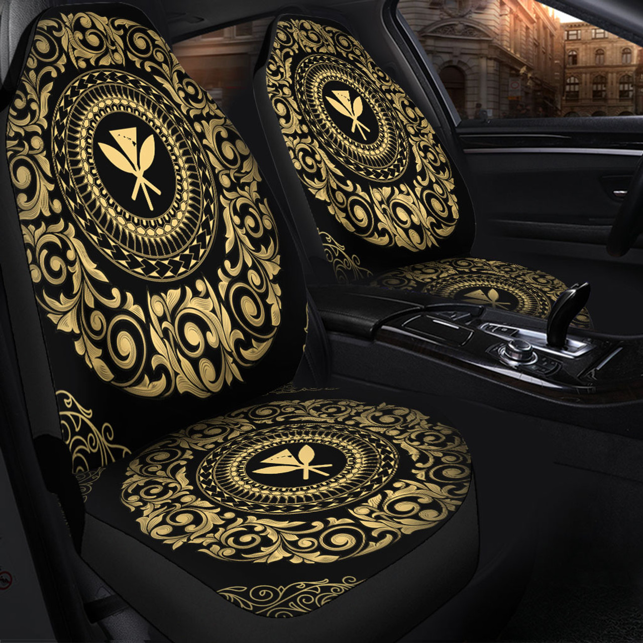 Hawaii Car Seat Covers Kanaka Maoli Royal Vintage Style